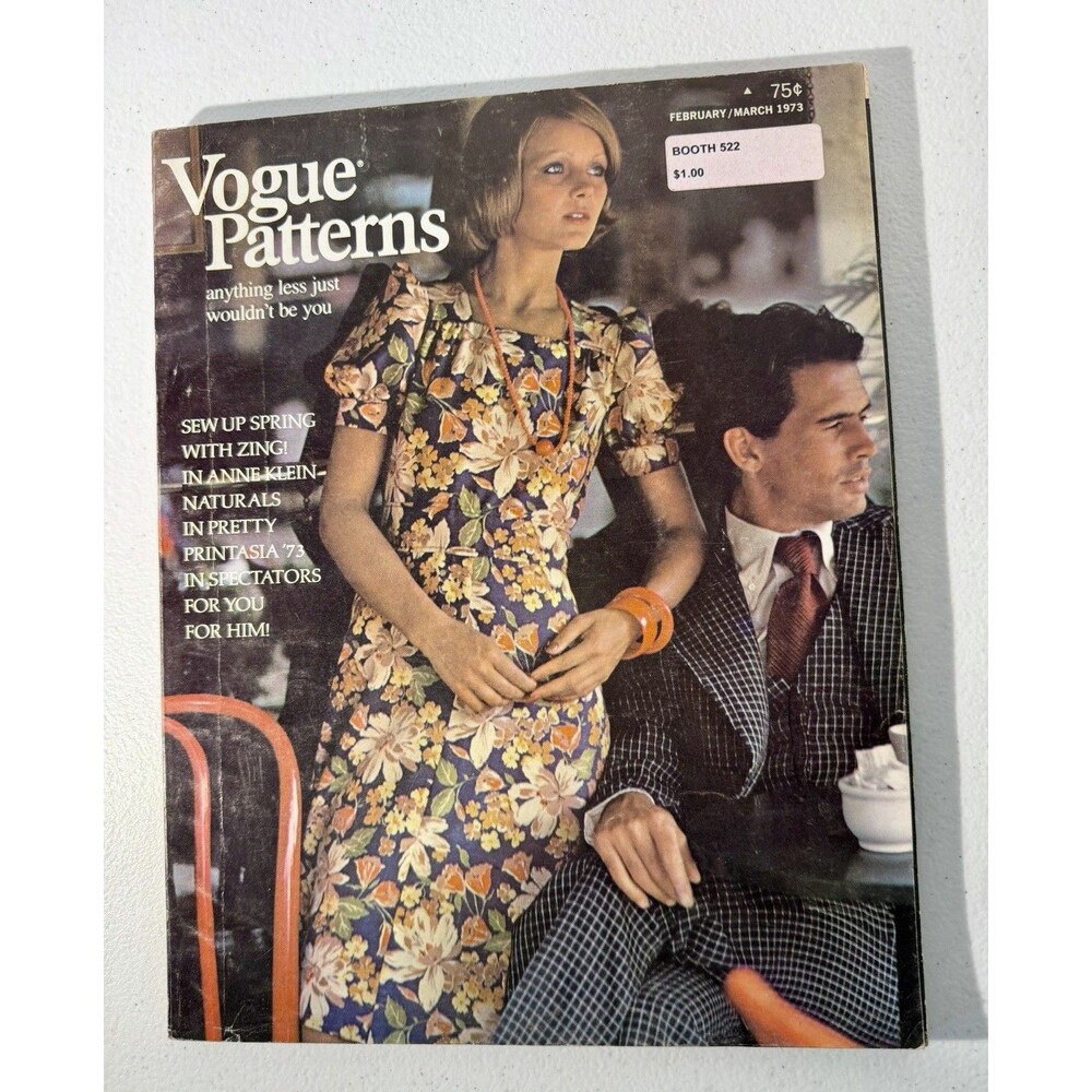 Vogue Patterns Magazine, February/March 1973